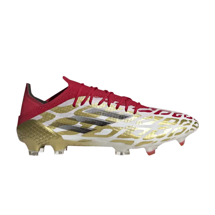 Кроссовки X Speedflow Mo Salah.1 FG 'White Gold Metallic Scarlet', белый
Кроссовки X Speedflow Mo Salah.1 FG 'White Gold Metallic Scarlet', белый