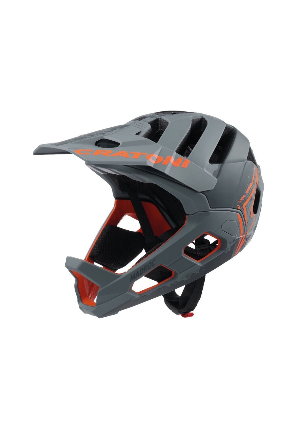 Велосипедный шлем MTB Madroc антрацит-оранжевый матовый CRATONI, серый 
Велосипедный шлем MTB Madroc антрацит-оранжевый матовый CRATONI, серый