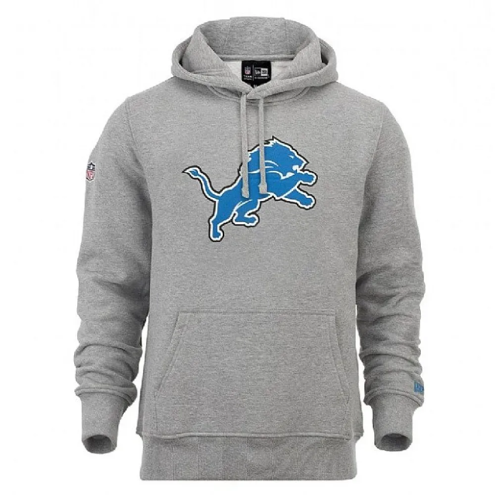 Худи New Era NFL Regular Detroit Lions, серый 
Худи New Era NFL Regular Detroit Lions, серый