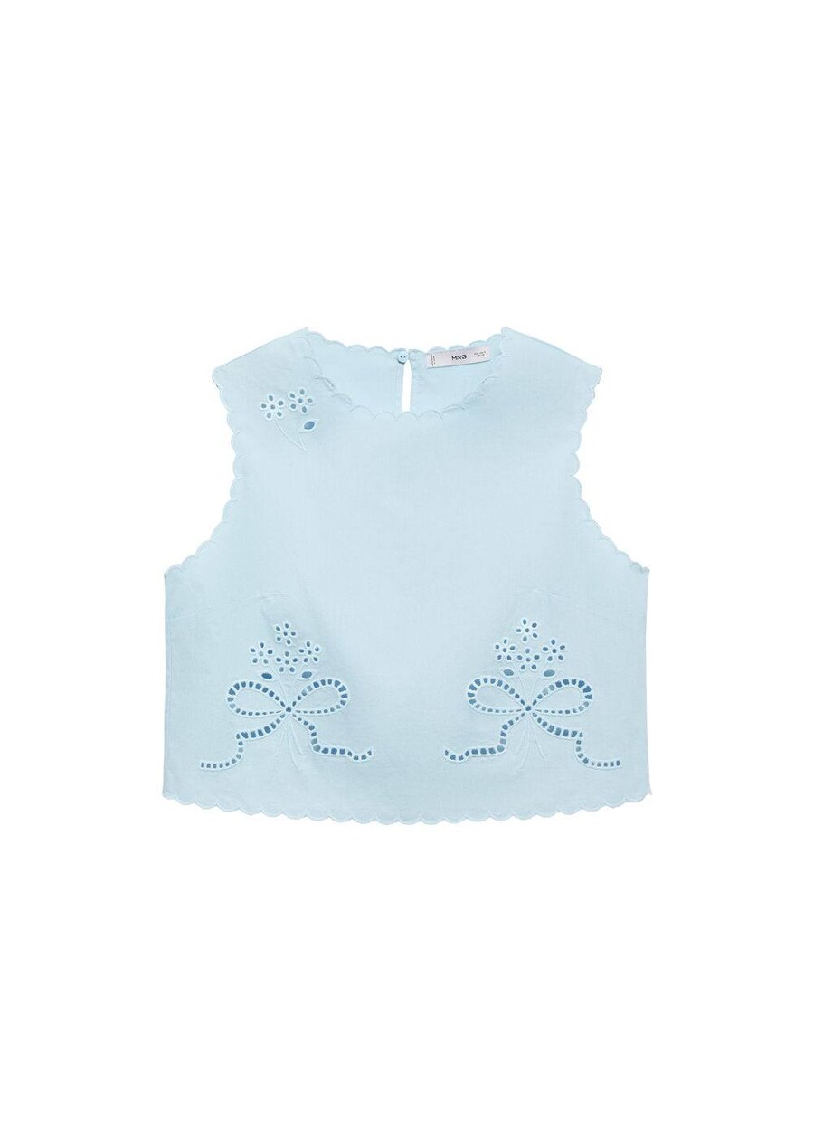 Топ MANGO Gretel, Light blue
Топ MANGO Gretel, Light blue