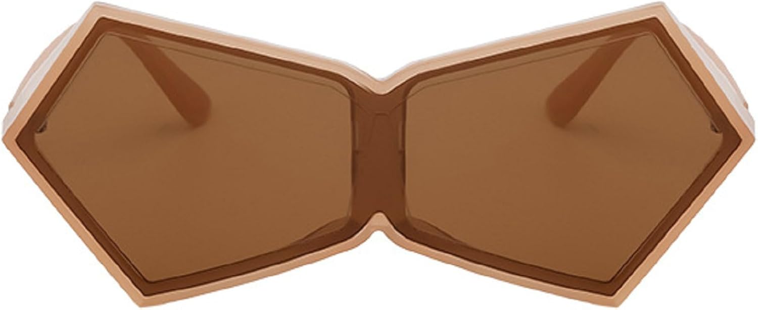 Винтажные солнцезащитные очки большого размера в форме «щита» для женщин, модные треугольные солнцезащитные очки с градиентным переходом цвета «кошачий глаз» mincl, Brown
Винтажные солнцезащитные очки большого размера в форме «щита» для женщин, модные треугольные солнцезащитные очки с градиентным переходом цвета «кошачий глаз» mincl, Brown