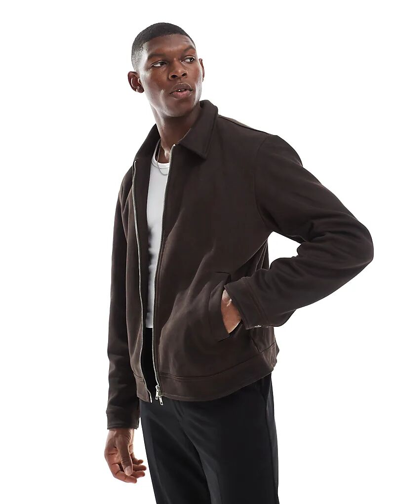 Куртка Харрингтон из замши ASOS DESIGN коричневого цвета, Коричневый, Куртка Харрингтон из замши ASOS DESIGN коричневого цвета
Куртка Харрингтон из замши ASOS DESIGN коричневого цвета, Коричневый, Куртка Харрингтон из замши ASOS DESIGN коричневого цвета