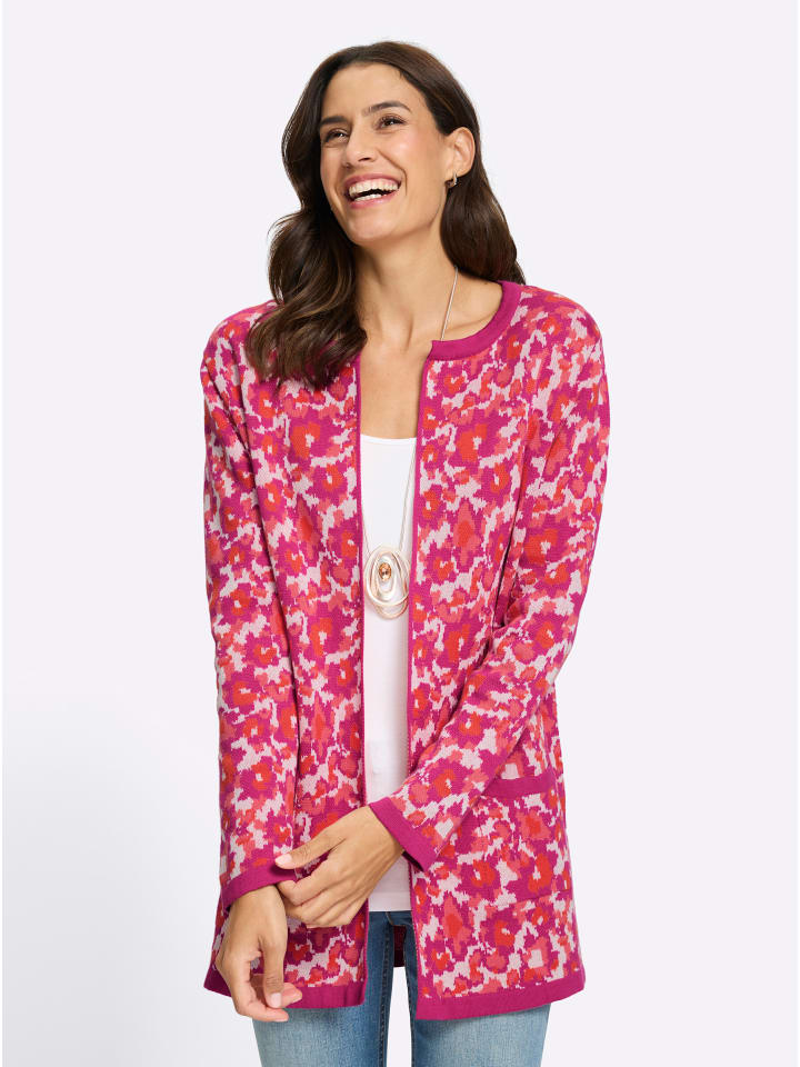 WITT WEIDEN Жаккардовый кардиган с узором цвета фуксии и кораллового оттенка
WITT WEIDEN Жаккардовый кардиган с узором цвета фуксии и кораллового оттенка