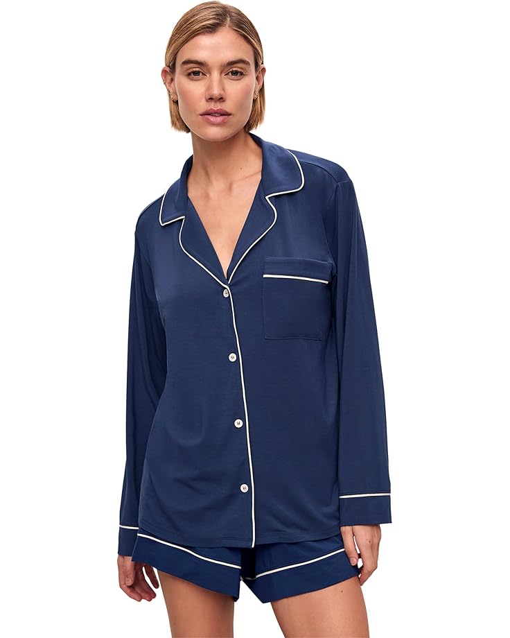 Пижама Eberjey Gisele Long, цвет Navy/Ivory
Пижама Eberjey Gisele Long, цвет Navy/Ivory