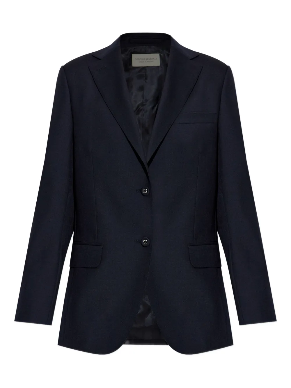 Однобортный блейзер Officine Generale, синий
Однобортный блейзер Officine Generale, синий