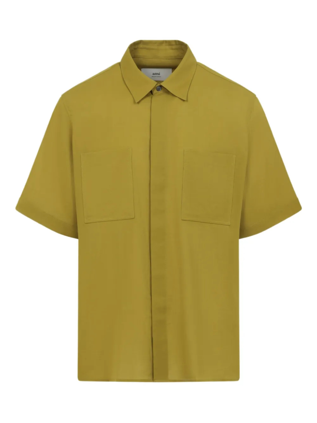 Рубашка из хлопка AMI Paris, зеленый
Рубашка из хлопка AMI Paris, зеленый