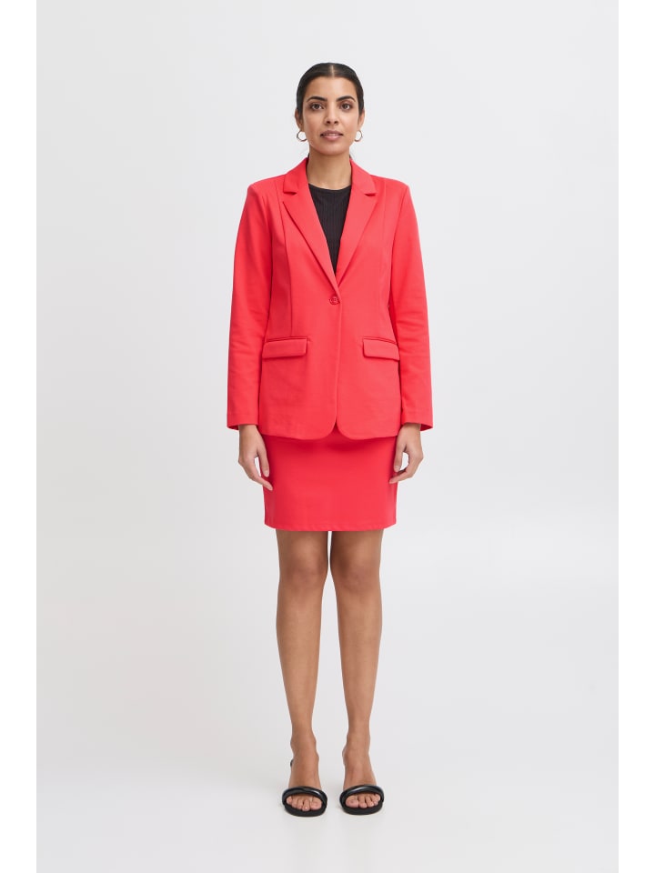 ICHI Пиджак IHKATE облегающего кроя, цвет герань
ICHI Пиджак IHKATE облегающего кроя, цвет герань