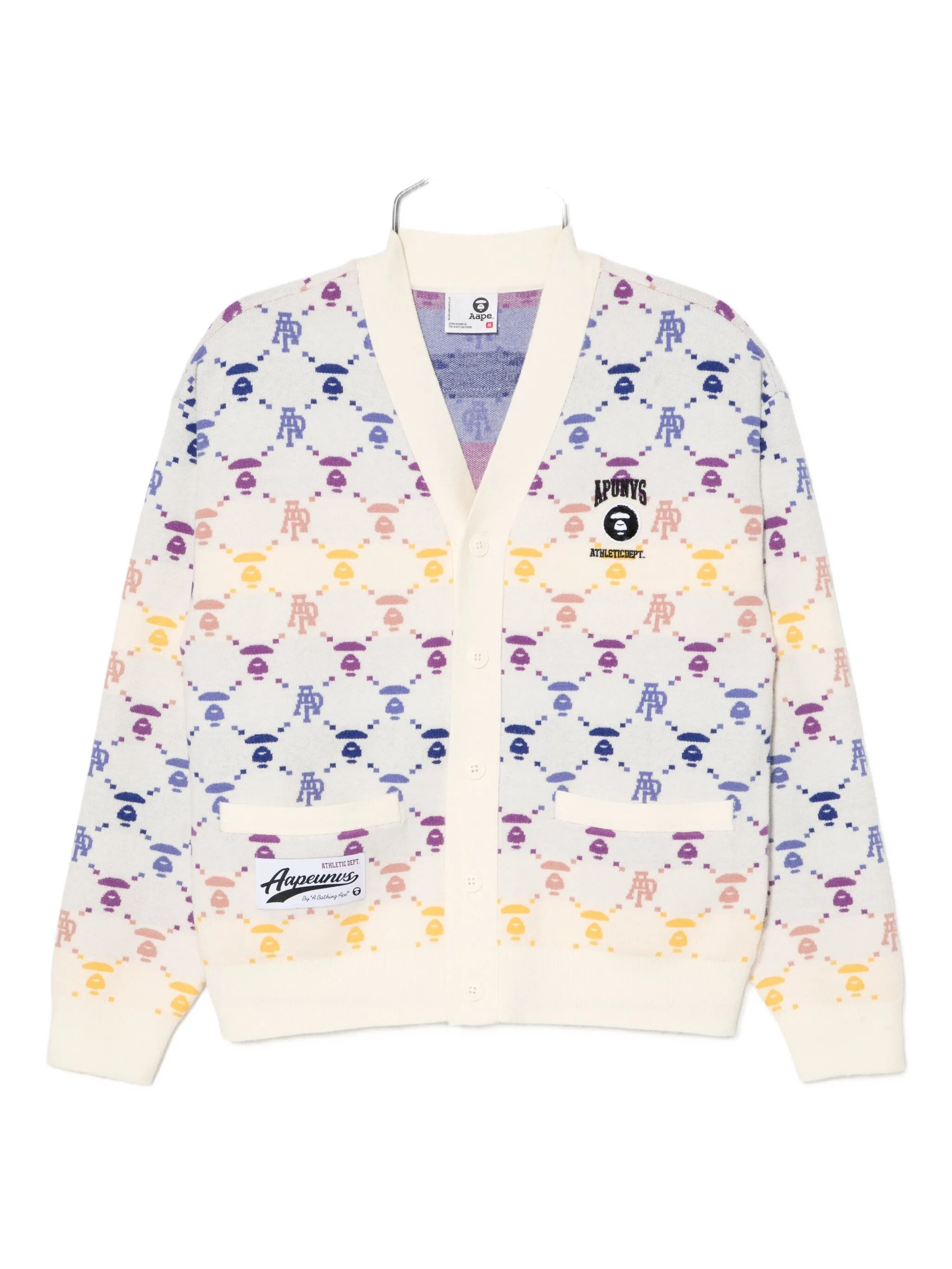 Кардиган с логотипом Aape By A Bathing Ape, нейтральный
Кардиган с логотипом Aape By A Bathing Ape, нейтральный