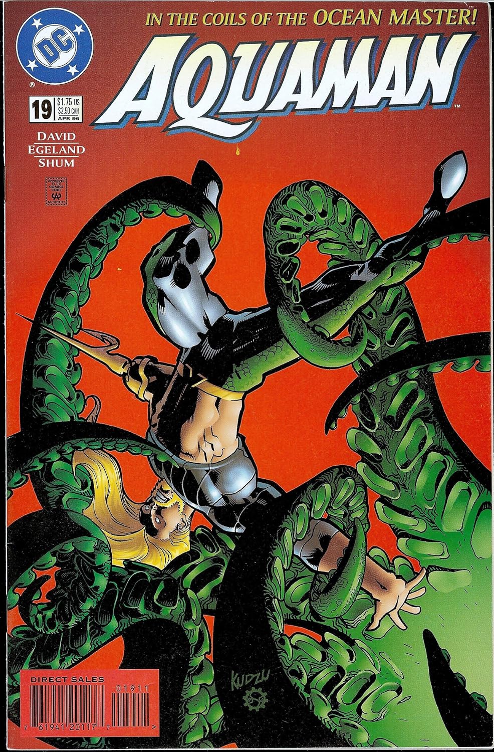 AQUAMAN # 19 In the Coils of the Ocean Master (DC Comics)
AQUAMAN # 19 In the Coils of the Ocean Master (DC Comics)