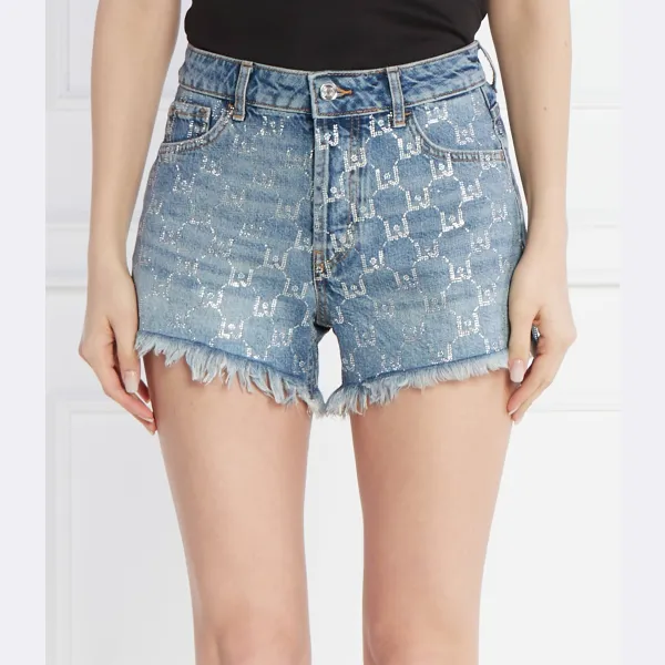 Джинсовые шорты стандартного кроя Liu Jo, синий
Джинсовые шорты стандартного кроя Liu Jo, синий