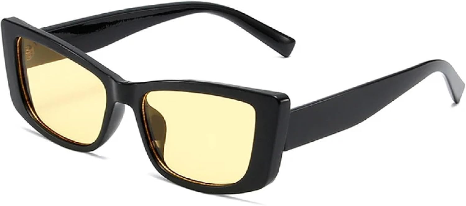 Модные маленькие солнцезащитные очки «кошачий глаз» для женщин, солнцезащитные очки UV400 в стиле ретро с градиентом, матовые солнцезащитные очки для мужчин TVTBBVV, Black Yellow
Модные маленькие солнцезащитные очки «кошачий глаз» для женщин, солнцезащитные очки UV400 в стиле ретро с градиентом, матовые солнцезащитные очки для мужчин TVTBBVV, Black Yellow