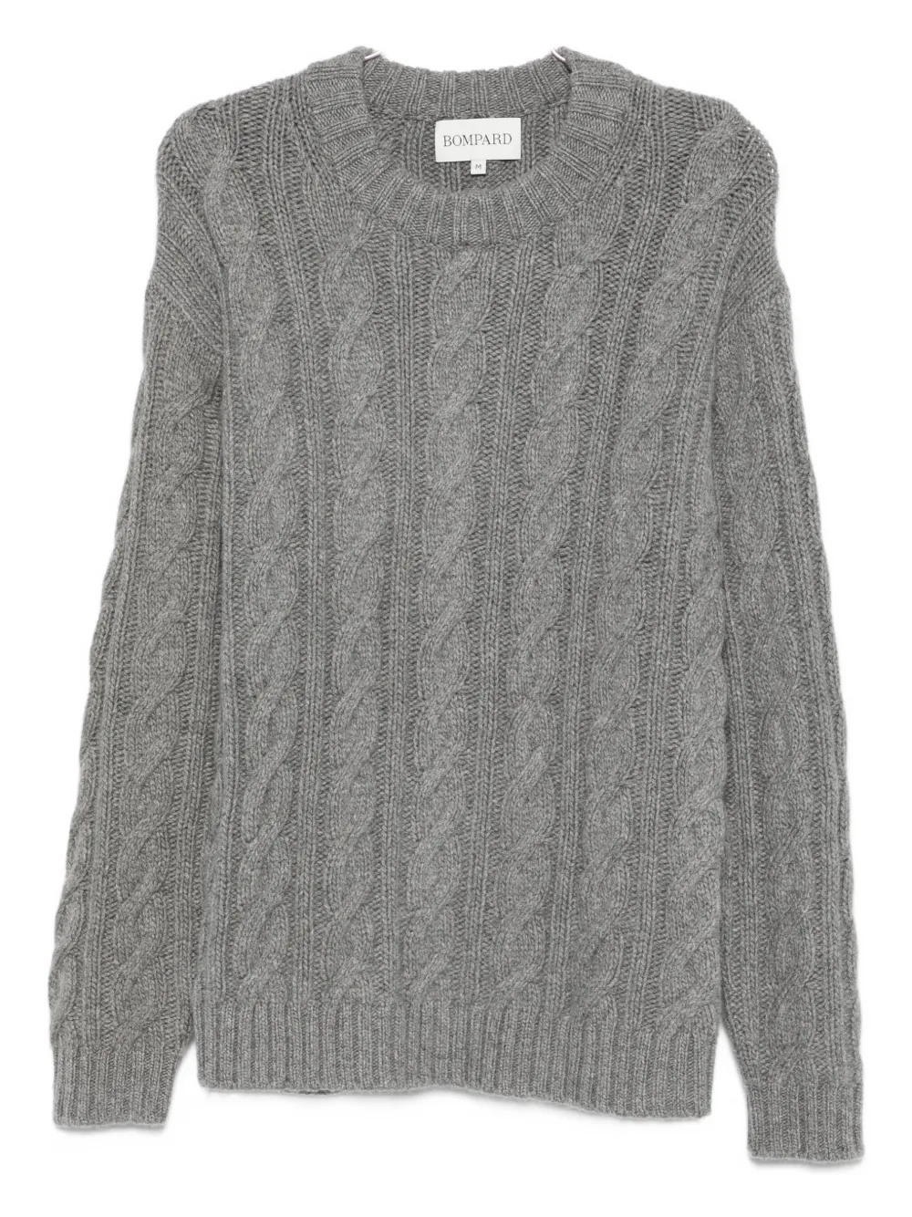 Свитер с круглым вырезом, связанный косами Eric Bompard, серый
Свитер с круглым вырезом, связанный косами Eric Bompard, серый