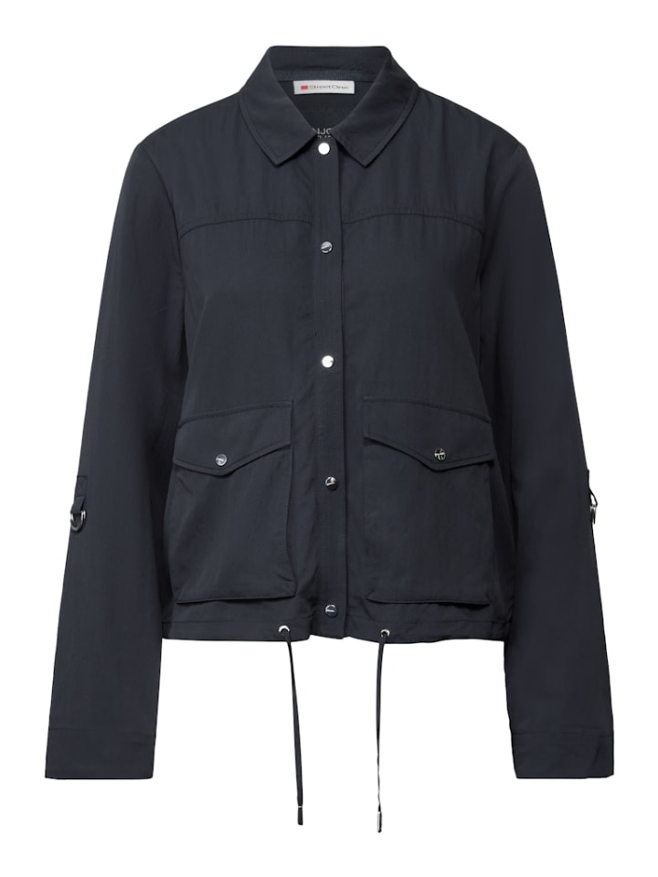 Легкая фактурная куртка синего цвета Street One
Легкая фактурная куртка синего цвета Street One