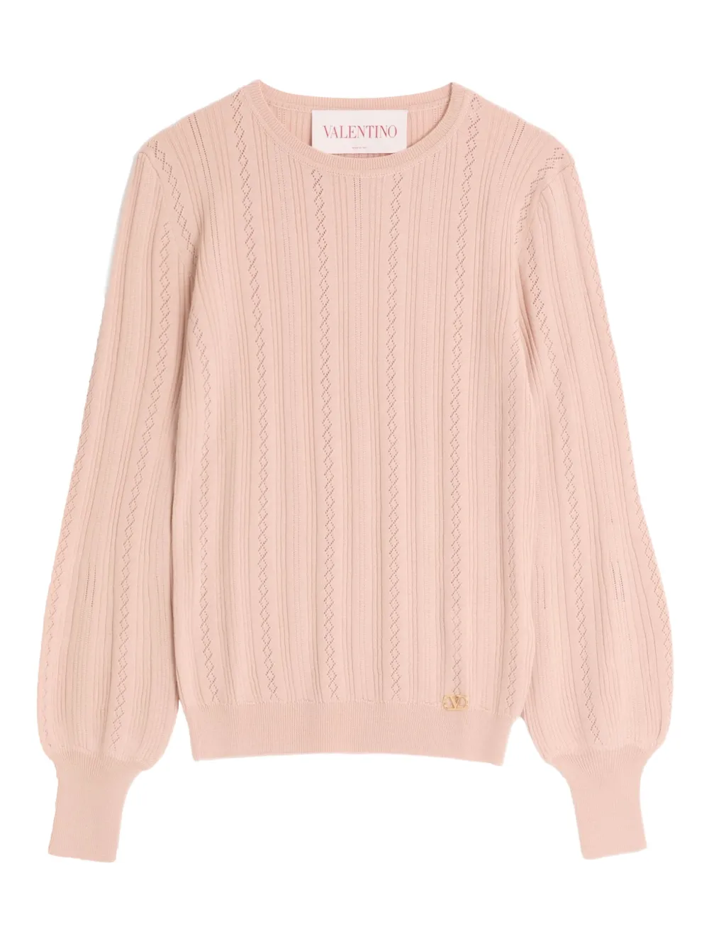 Свитер в рубчик с логотипом VLogo Signature VALENTINO GARAVANI, розовый
Свитер в рубчик с логотипом VLogo Signature VALENTINO GARAVANI, розовый