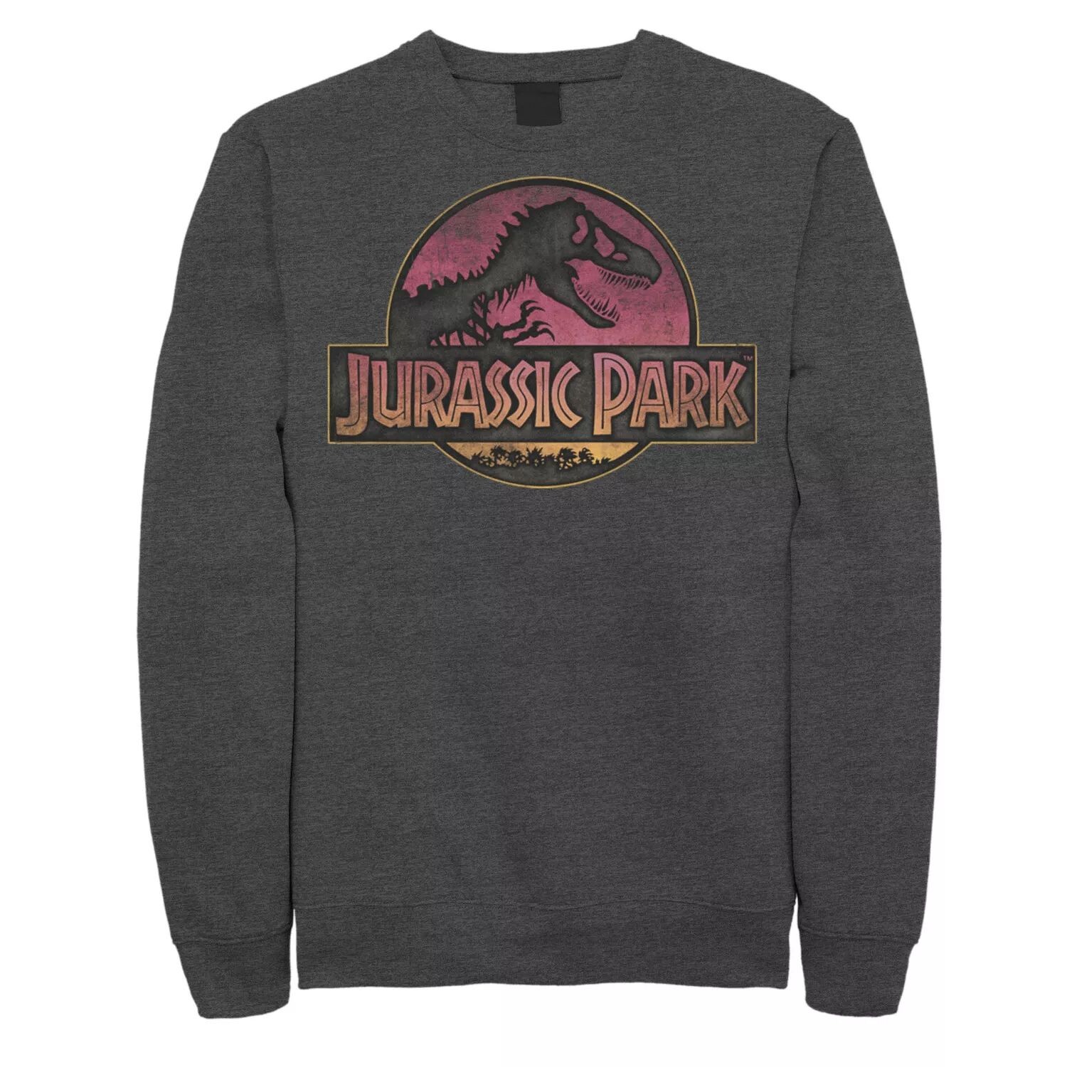 Мужской флисовый пуловер с рисунком «Парк Юрского периода» с логотипом и градиентом заката Licensed Character
Мужской флисовый пуловер с рисунком «Парк Юрского периода» с логотипом и градиентом заката Licensed Character