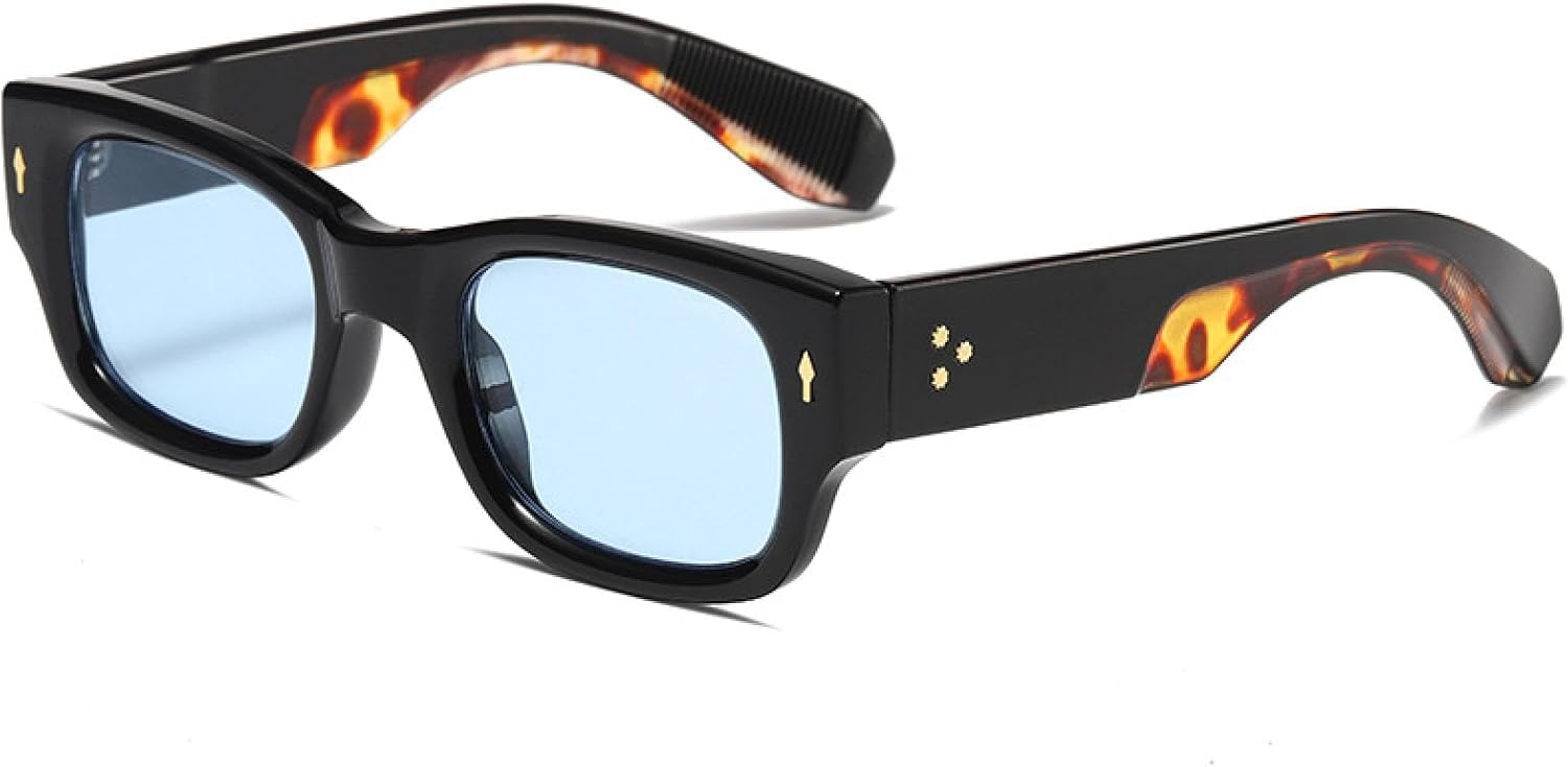 Винтажные солнцезащитные очки для женщин, модные, с заклепками, с широкими дужками, мужские, в стиле панк, двухцветные солнцезащитные очки, солнцезащитные очки с защитой от УФ-излучения UV400 VVTWSSW, Black Leopard Blue
Винтажные солнцезащитные очки для женщин, модные, с заклепками, с широкими дужками, мужские, в стиле панк, двухцветные солнцезащитные очки, солнцезащитные очки с защитой от УФ-излучения UV400 VVTWSSW, Black Leopard Blue