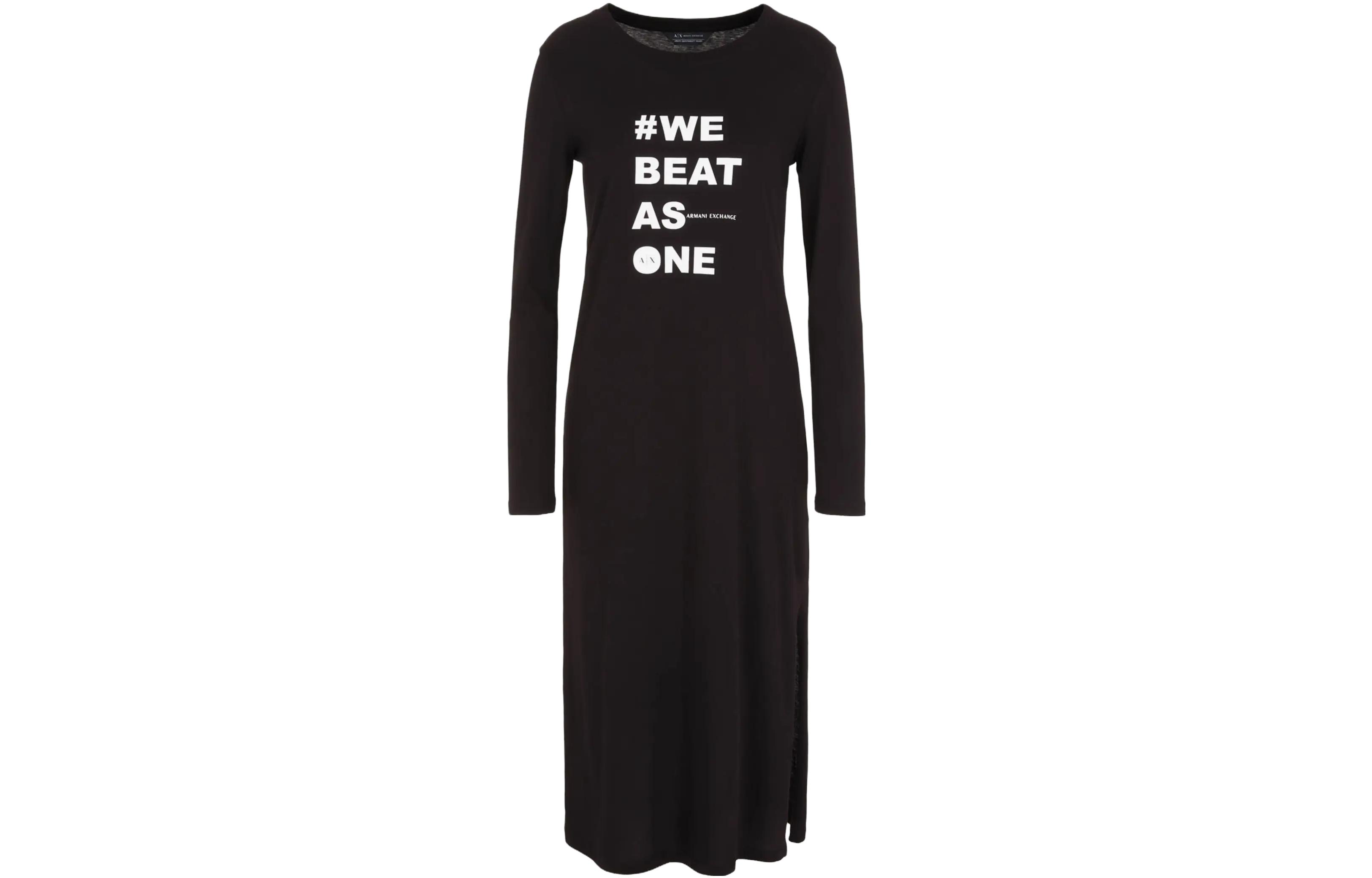 Женское черное платье с длинным рукавом ARMANI EXCHANGE
Женское черное платье с длинным рукавом ARMANI EXCHANGE