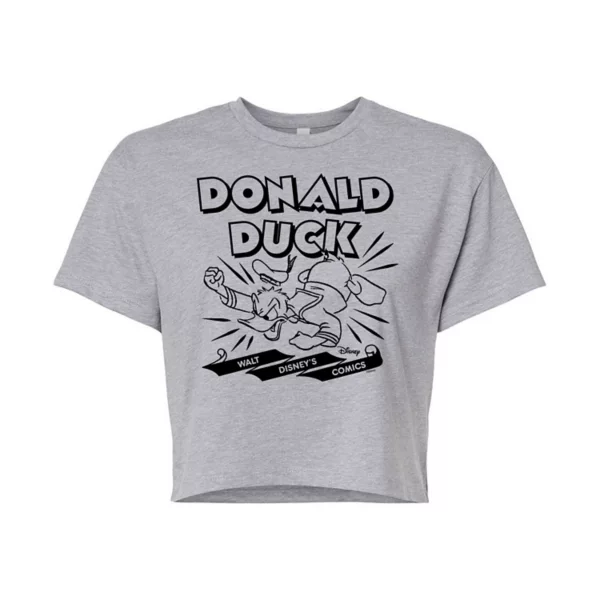 Укороченная футболка с комиксами Дональда Дака-младшего Disney, серый
Укороченная футболка с комиксами Дональда Дака-младшего Disney, серый
