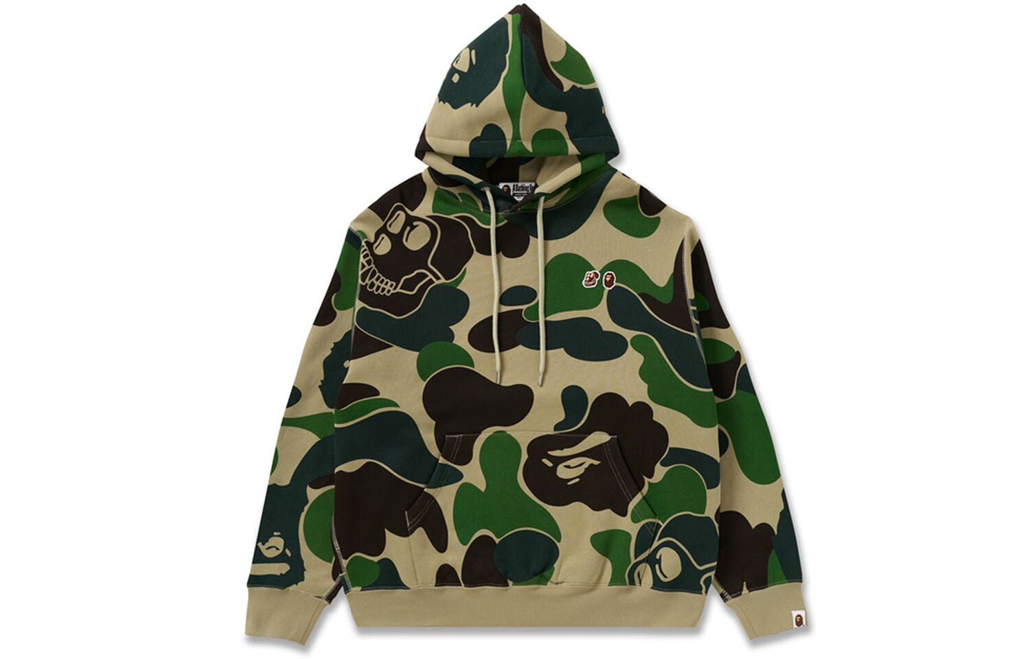 Свитшот Bored Ape Co-brand унисекс A Bathing Ape, зеленый 
Свитшот Bored Ape Co-brand унисекс A Bathing Ape, зеленый