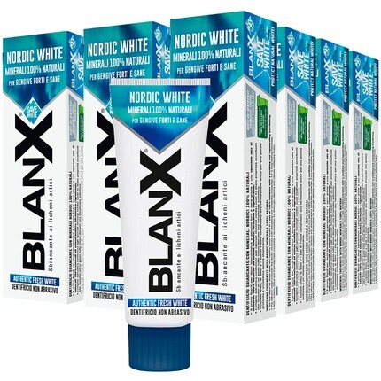 Зубная паста Nordic White, 75 мл, 2,54 жидких унции, Blanx 
Зубная паста Nordic White, 75 мл, 2,54 жидких унции, Blanx