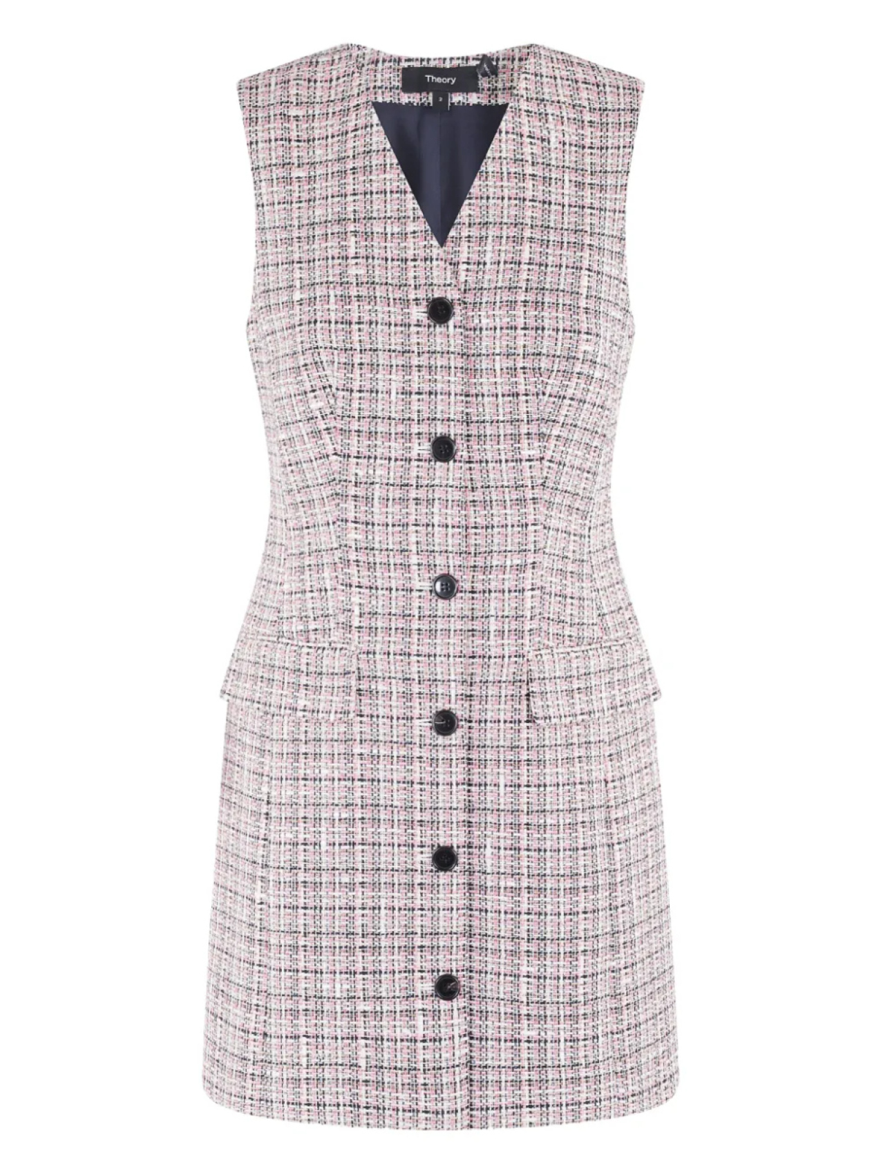 Theory твидовое платье мини, розовый
Theory твидовое платье мини, розовый