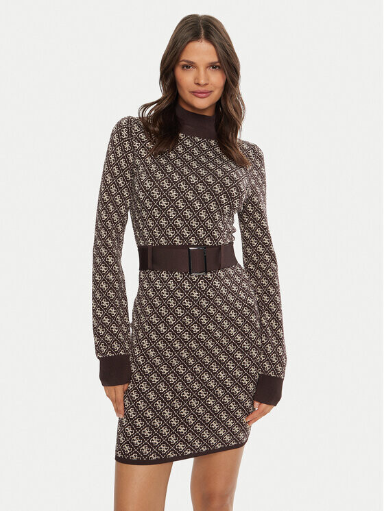 Трикотажное платье обычного кроя Guess, коричневый
Трикотажное платье обычного кроя Guess, коричневый