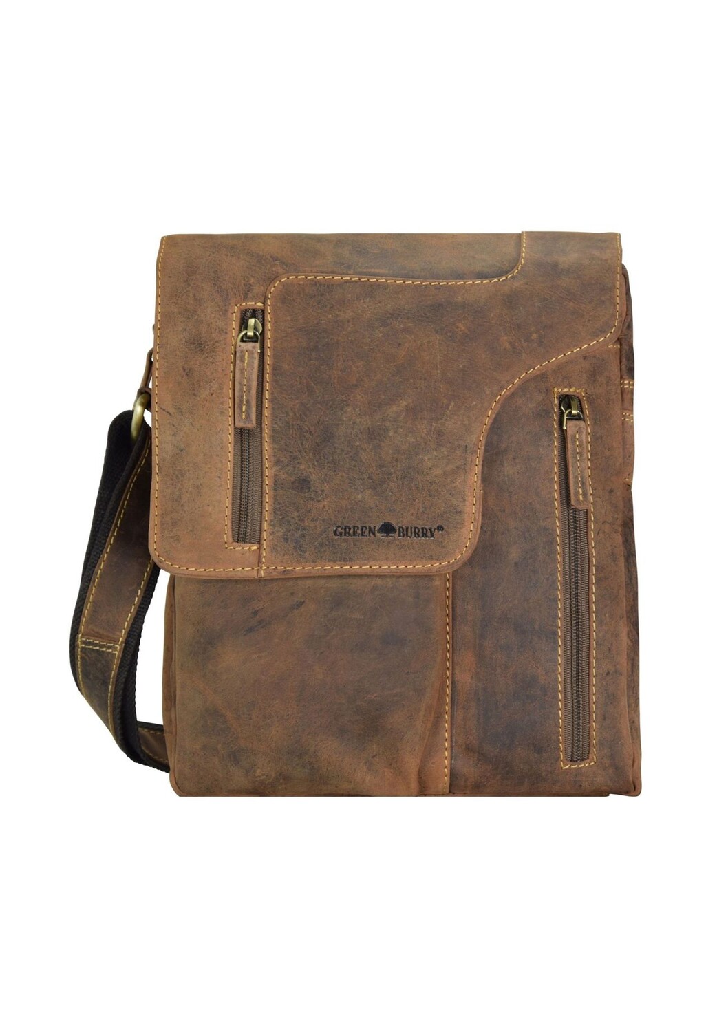 Винтажная сумка через плечо I кожаная 17 см Green Burry, коричневый
Винтажная сумка через плечо I кожаная 17 см Green Burry, коричневый