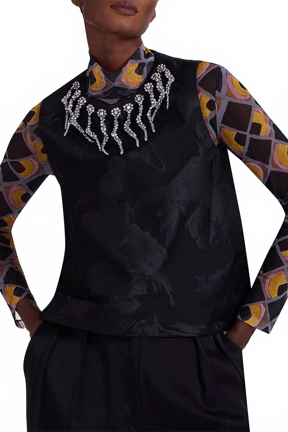 Ла Скала Топ в сильф джерси черный LA DOUBLE J
Ла Скала Топ в сильф джерси черный LA DOUBLE J