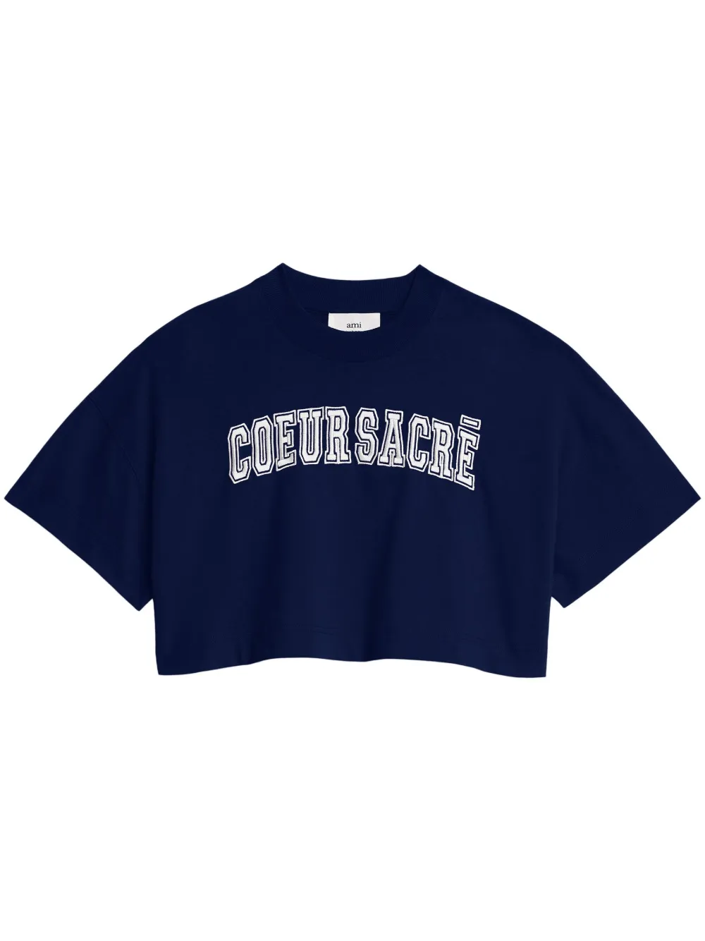 Укороченная футболка Alexandre Mattiussi с логотипом AMI Paris, синий
Укороченная футболка Alexandre Mattiussi с логотипом AMI Paris, синий