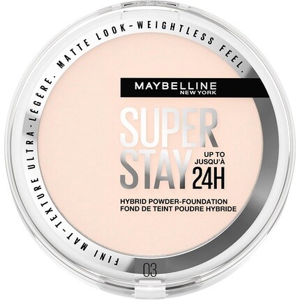 24-часовая гибридная пудра Maybelline Superstay под макияж, оттенок #03, Maybelline New York
24-часовая гибридная пудра Maybelline Superstay под макияж, оттенок #03, Maybelline New York