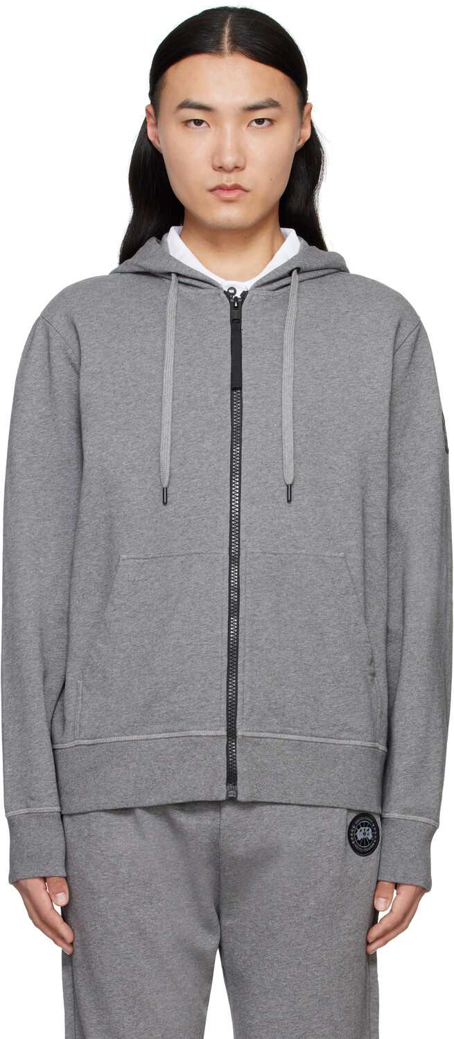 Серая толстовка Huron с капюшоном на молнии «Black Label» Canada Goose
Серая толстовка Huron с капюшоном на молнии «Black Label» Canada Goose