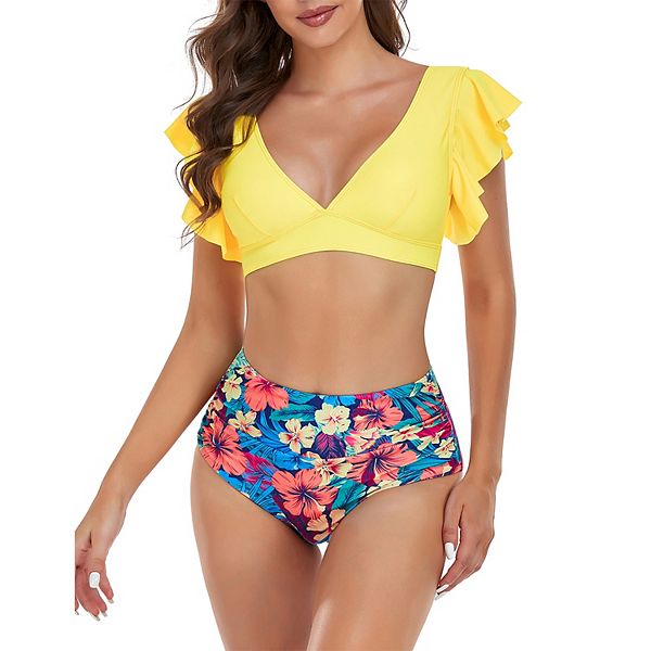 Женский бикини с рюшами на рукавах, v-образным вырезом и высокой талией Clearflower, Yellow Blue Flroal, Желтый, Женский бикини с рюшами на рукавах, v-образным вырезом и высокой талией Clearflower, Yellow Blue Flroal
Женский бикини с рюшами на рукавах, v-образным вырезом и высокой талией Clearflower, Yellow Blue Flroal, Желтый, Женский бикини с рюшами на рукавах, v-образным вырезом и высокой талией Clearflower, Yellow Blue Flroal