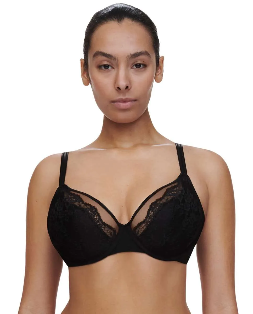 Бюстгальтер с подкладкой, цветочным кружевом и тюлем Crush line Chantelle, черный
Бюстгальтер с подкладкой, цветочным кружевом и тюлем Crush line Chantelle, черный