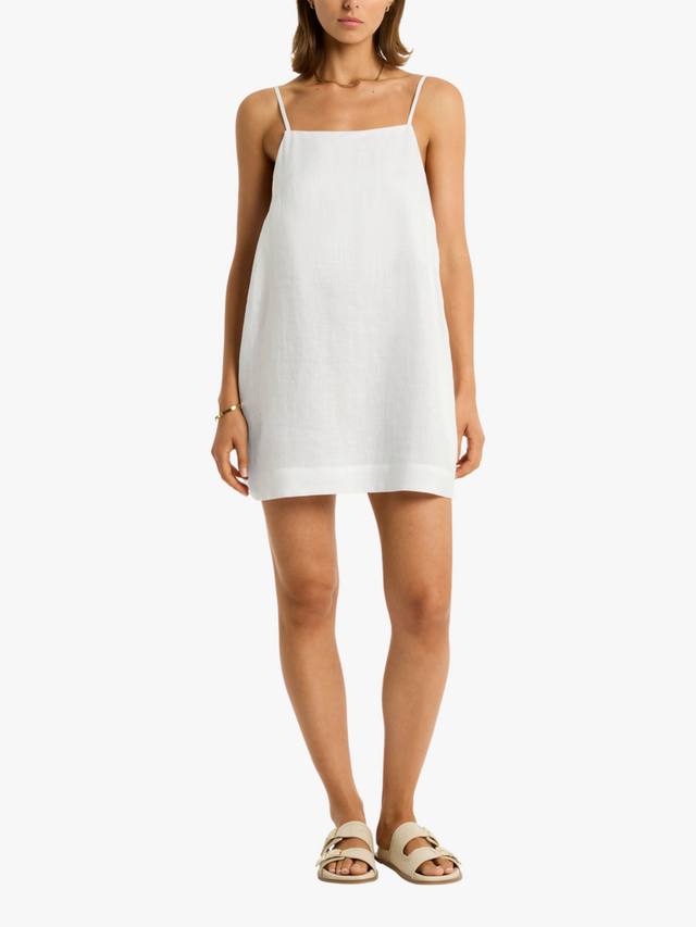 Шифоновое льняное платье-сорочка Sea Level, White
Шифоновое льняное платье-сорочка Sea Level, White