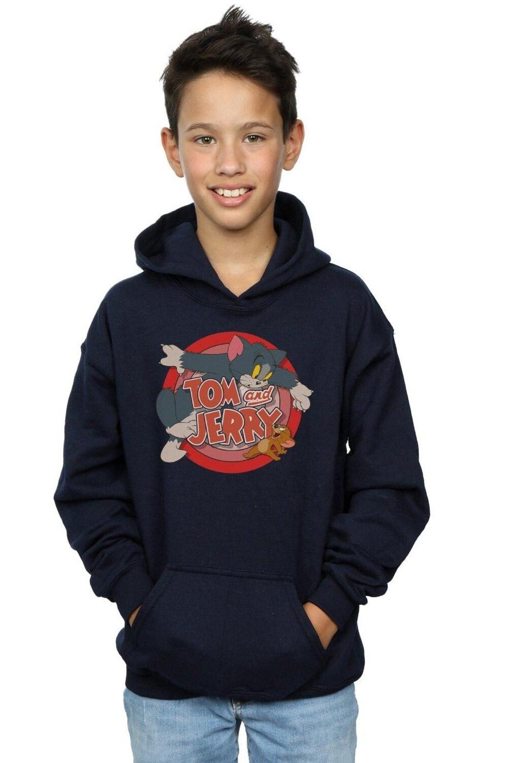 Классическая толстовка с капюшоном Tom & Jerry, темно-синий
Классическая толстовка с капюшоном Tom & Jerry, темно-синий