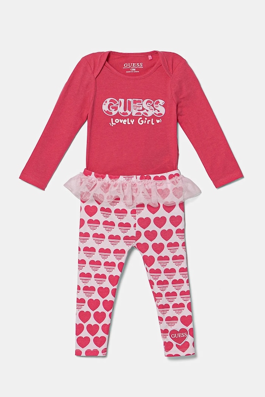 Комплект для новорожденного Guess, розовый
Комплект для новорожденного Guess, розовый