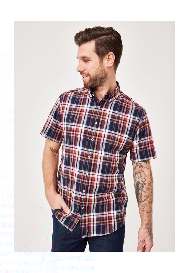 Повседневная рубашка с короткими рукавами из чистого хлопка. Paddock'S, красный
Повседневная рубашка с короткими рукавами из чистого хлопка. Paddock'S, красный