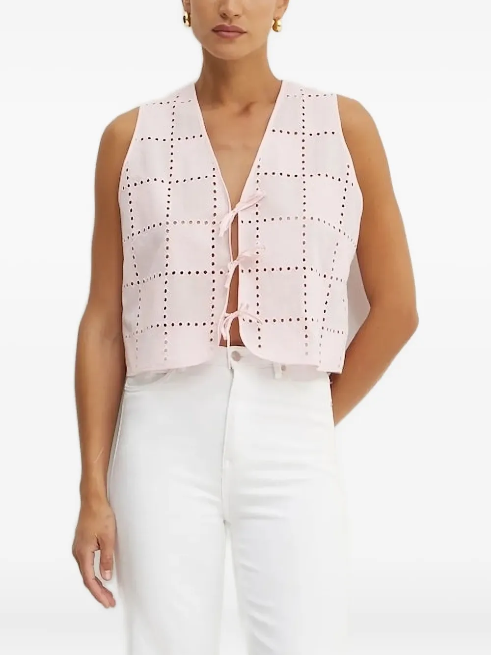 Топ с перфорацией IVY OAK, розовый
Топ с перфорацией IVY OAK, розовый