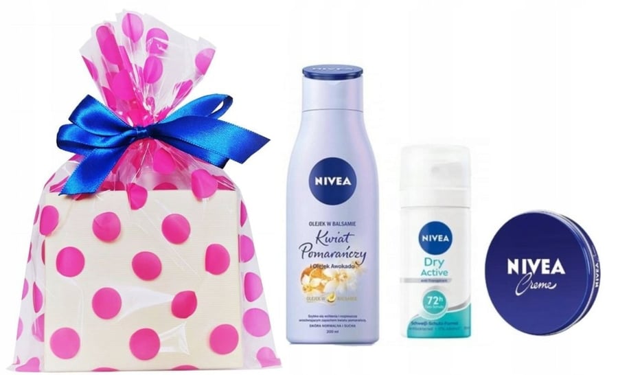 Подарочный набор Nivea косметика женский бальзам крем антиперспирант
Подарочный набор Nivea косметика женский бальзам крем антиперспирант