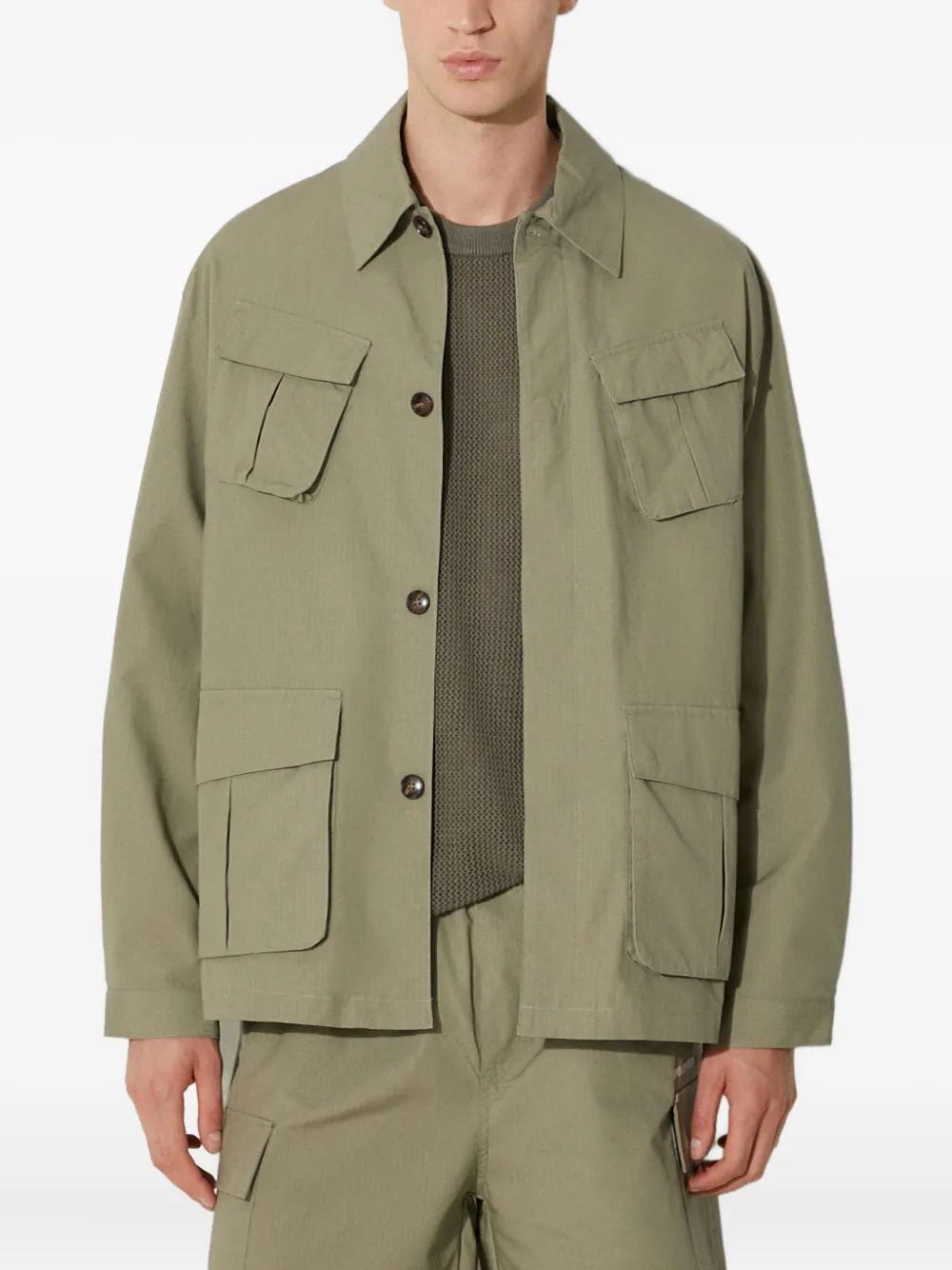 Куртка-рубашка из рипстопа MKI Miyuki Zoku, зеленый
Куртка-рубашка из рипстопа MKI Miyuki Zoku, зеленый