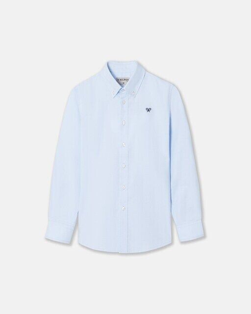 Однотонная рубашка для мальчика с длинными рукавами Silbon, светло-синий
Однотонная рубашка для мальчика с длинными рукавами Silbon, светло-синий