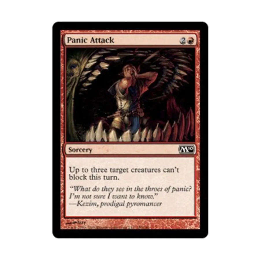 CCG Паническая атака (C) (Рольга), MTG - Magic 2010 
CCG Паническая атака (C) (Рольга), MTG - Magic 2010