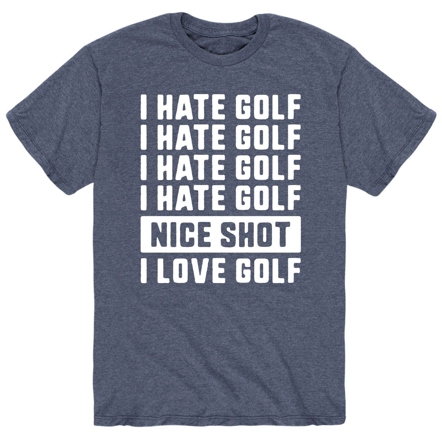 Мужская футболка I Hate Golf Nice Shot I Love Golf Licensed Character
Мужская футболка I Hate Golf Nice Shot I Love Golf Licensed Character