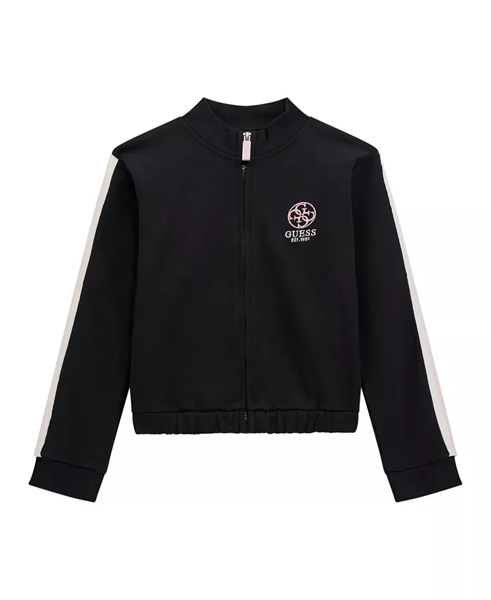 Большая толстовка на молнии с длинным рукавом Big Girl GUESS, черный
Большая толстовка на молнии с длинным рукавом Big Girl GUESS, черный