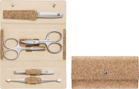 Маникюрный набор, 5 шт. + пробковый футляр Zwilling, Twinox 
Маникюрный набор, 5 шт. + пробковый футляр Zwilling, Twinox