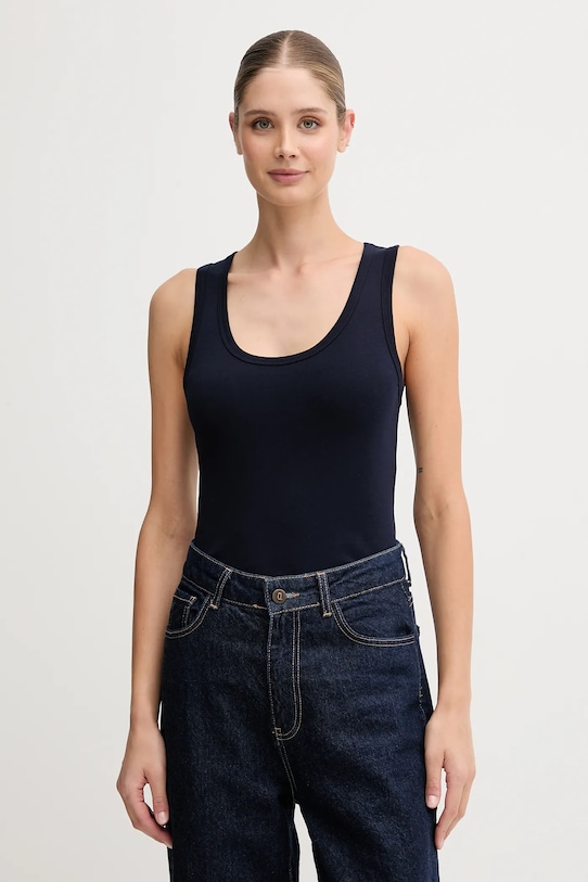 Хлопковый топ United Colors Of Benetton, темно-синий
Хлопковый топ United Colors Of Benetton, темно-синий