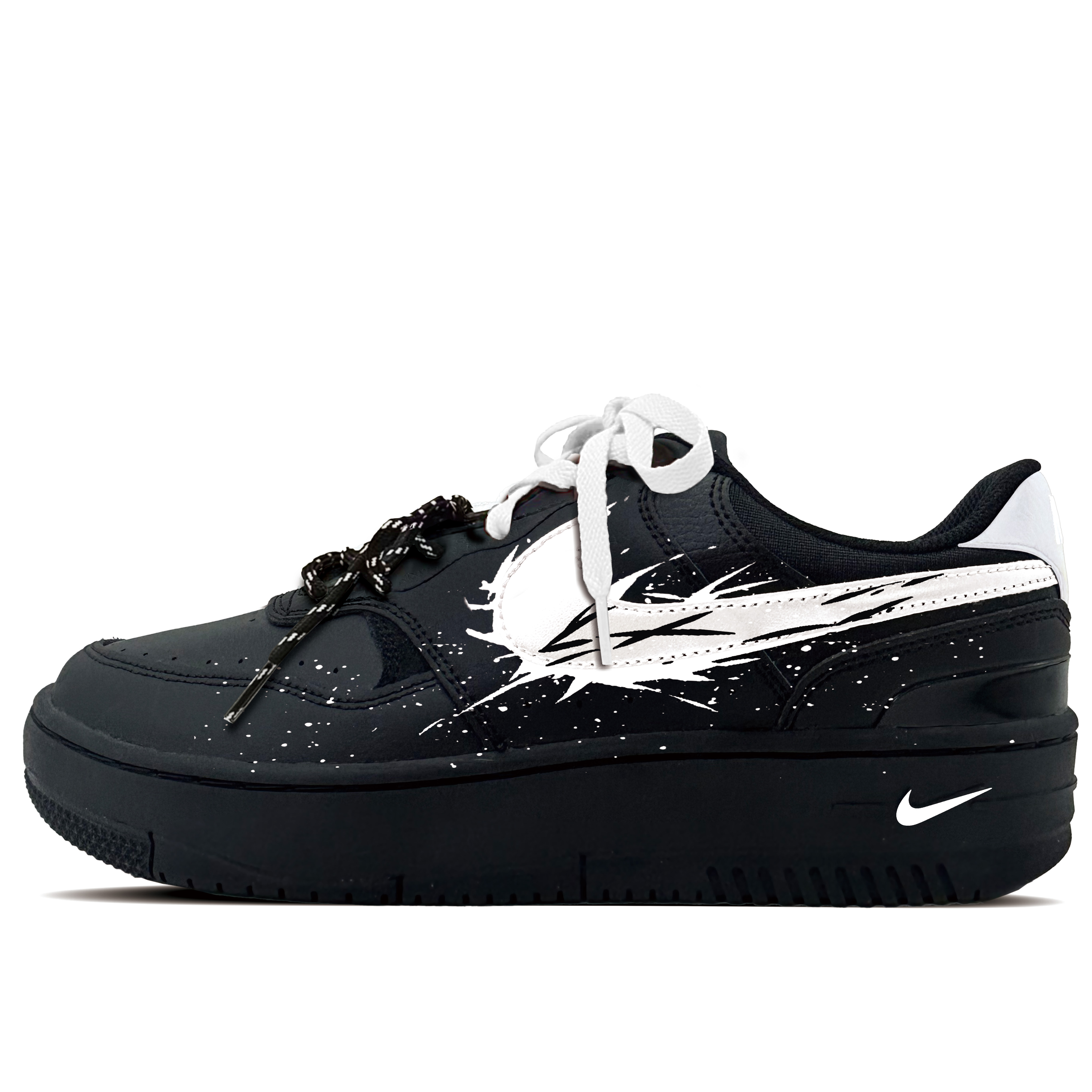 Nike Gamma Force Sharp Blade синтетическая кожа устойчивые к истиранию низкие кроссовки для скейтбординга унисекс Black White
Nike Gamma Force Sharp Blade синтетическая кожа устойчивые к истиранию низкие кроссовки для скейтбординга унисекс Black White