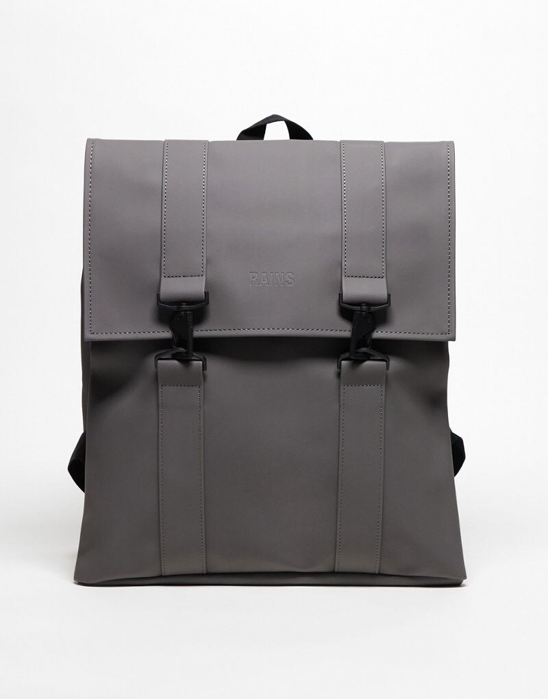 Серый водонепроницаемый рюкзак унисекс Rains MSN
Серый водонепроницаемый рюкзак унисекс Rains MSN