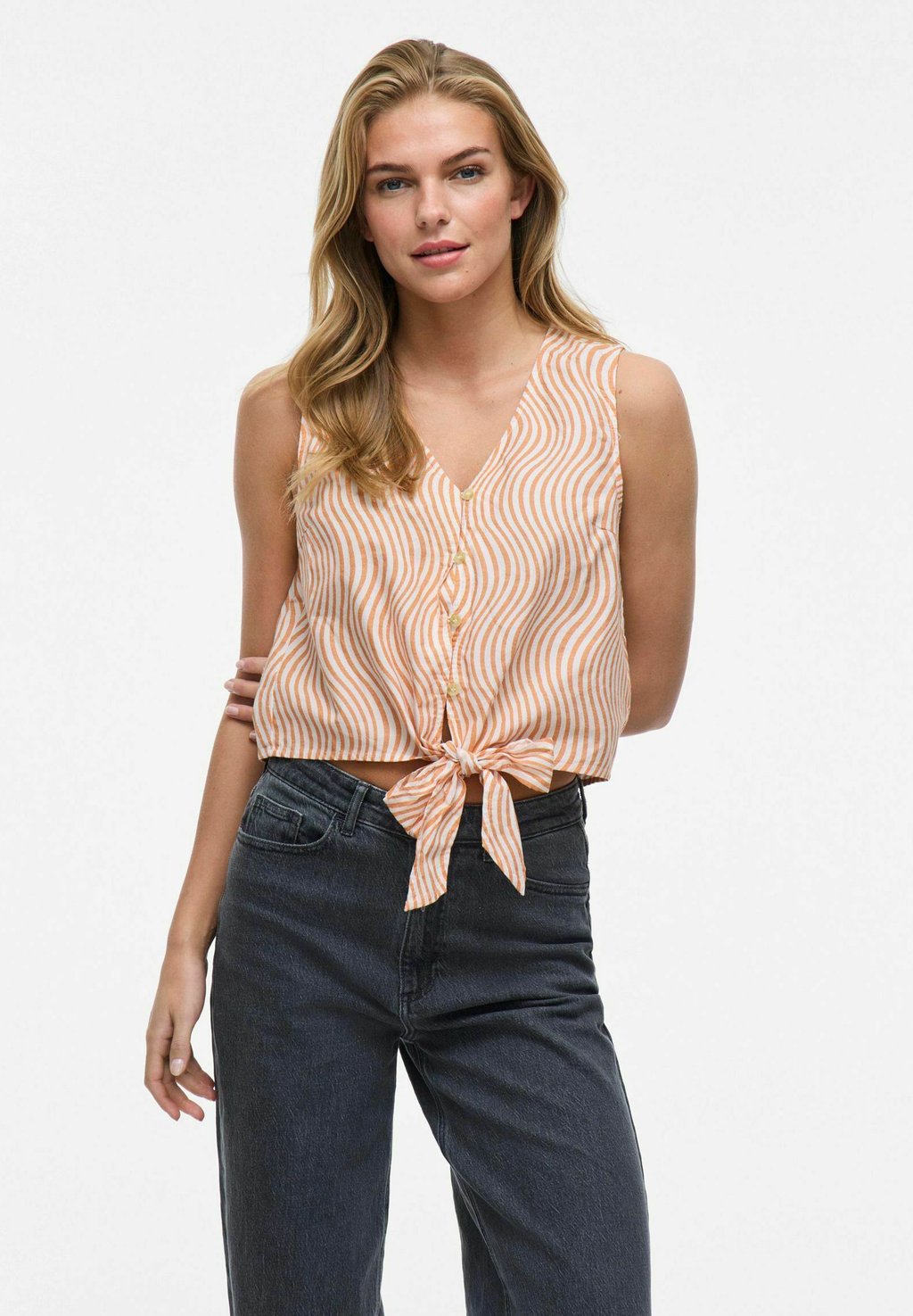 Топ NELLI V-AUSSCHNITT VILA, оранжевый 
Топ NELLI V-AUSSCHNITT VILA, оранжевый