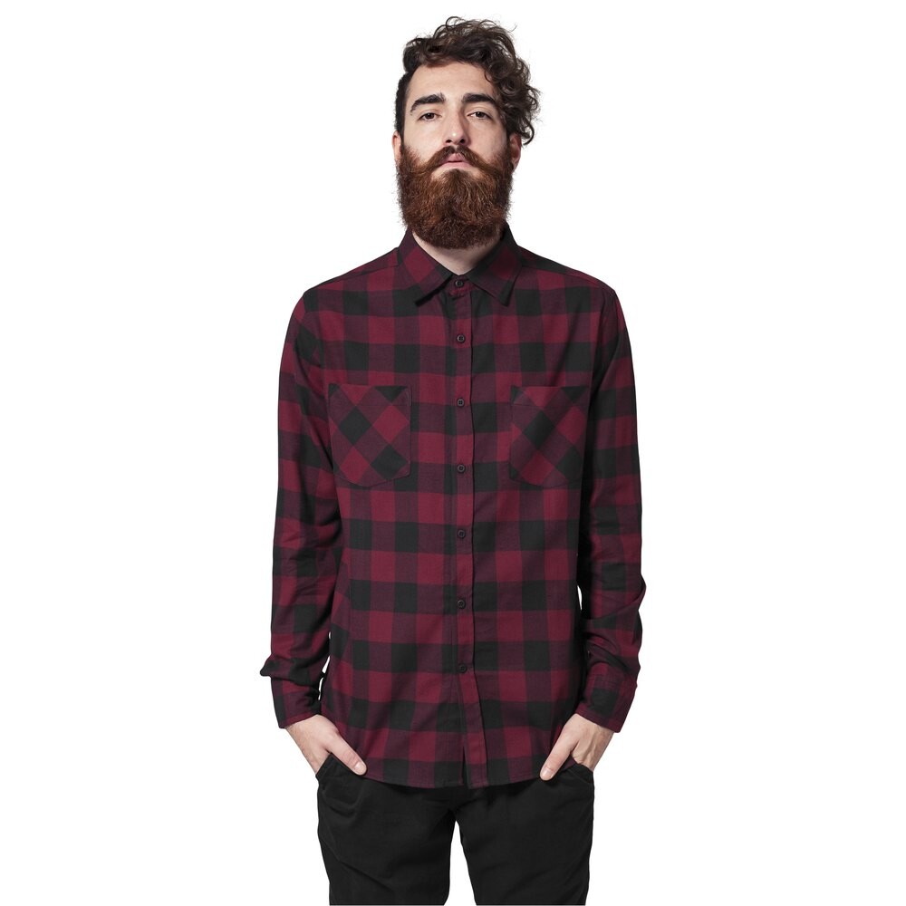 Рубашка Urban Classics Flanell Gt, черный
Рубашка Urban Classics Flanell Gt, черный